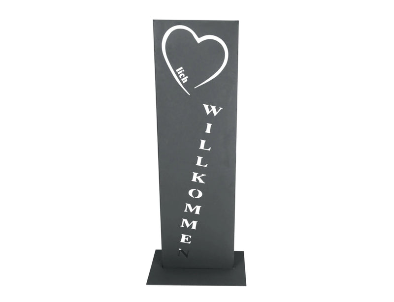 Metallschild personalisiert