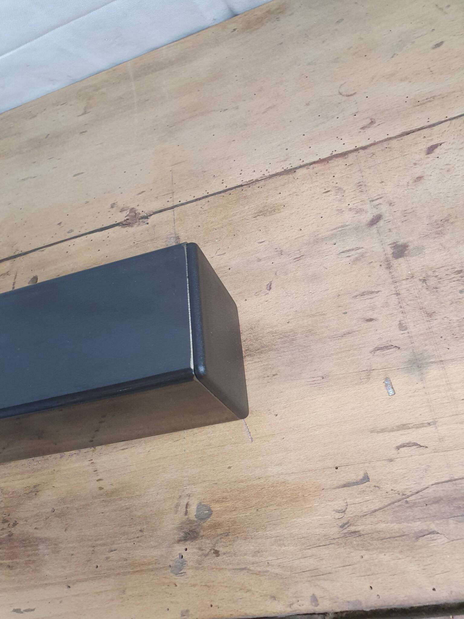 Tischbeine gerade Stahl massiv