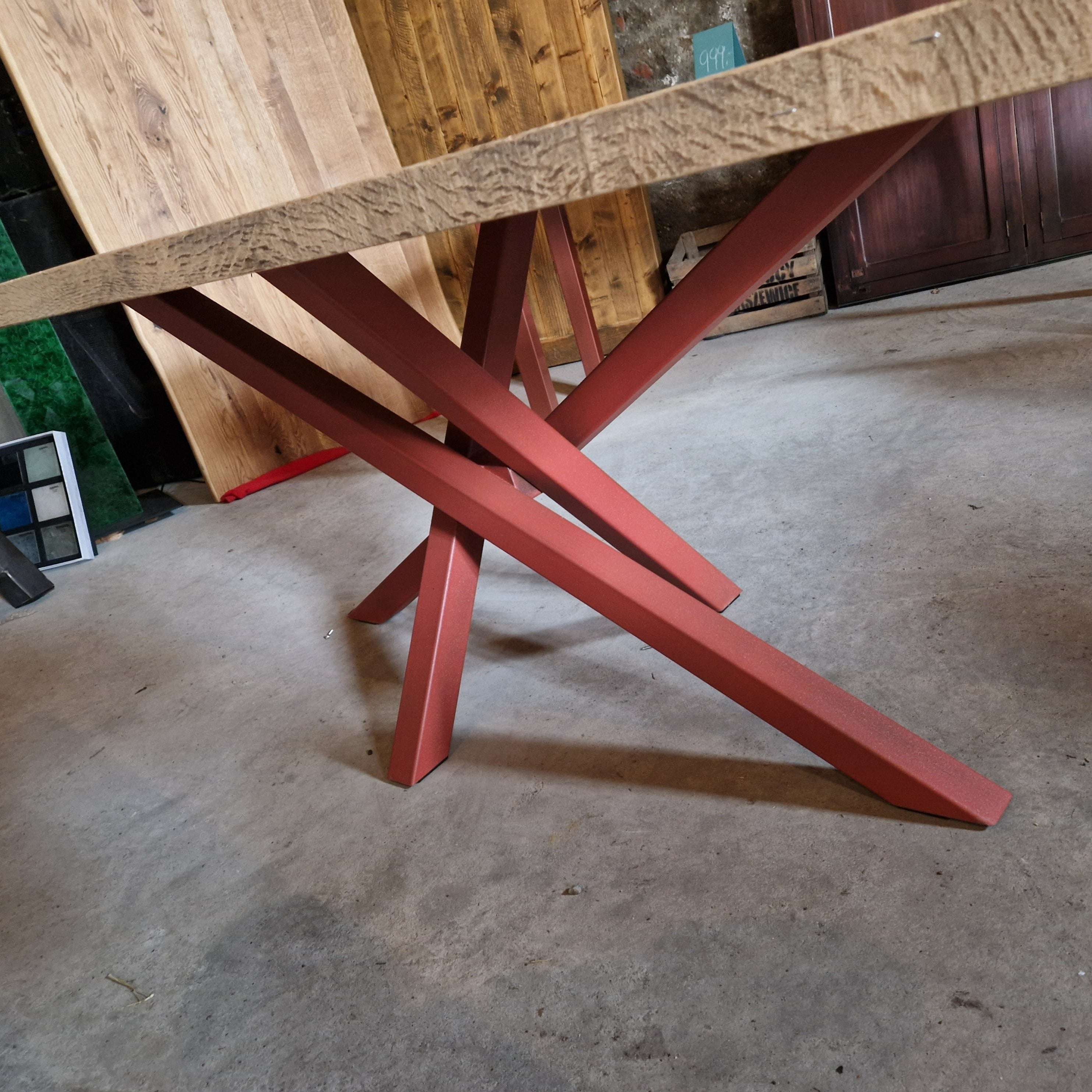 Tisch "alte Eiche gehobelt"