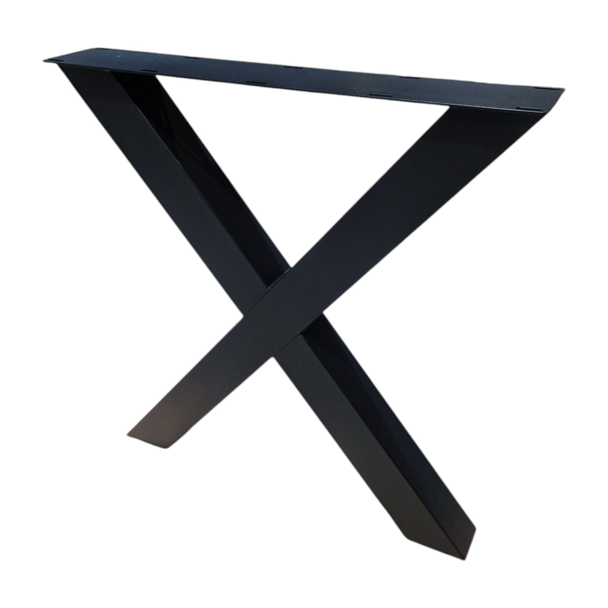 X Tischbein Tischgestell schwarz