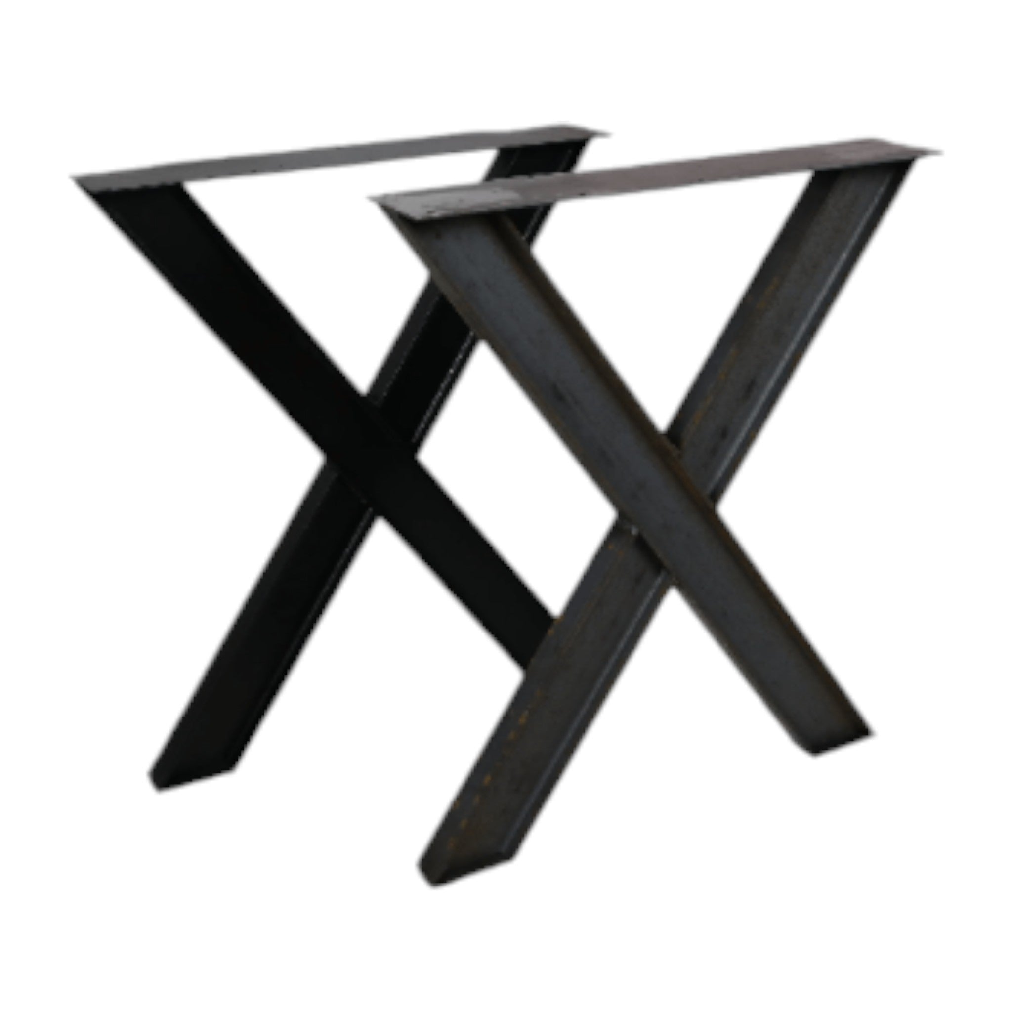 X-Tischbeine IPE80 Stahlträger - Industrial Design | Maximale Stabilität