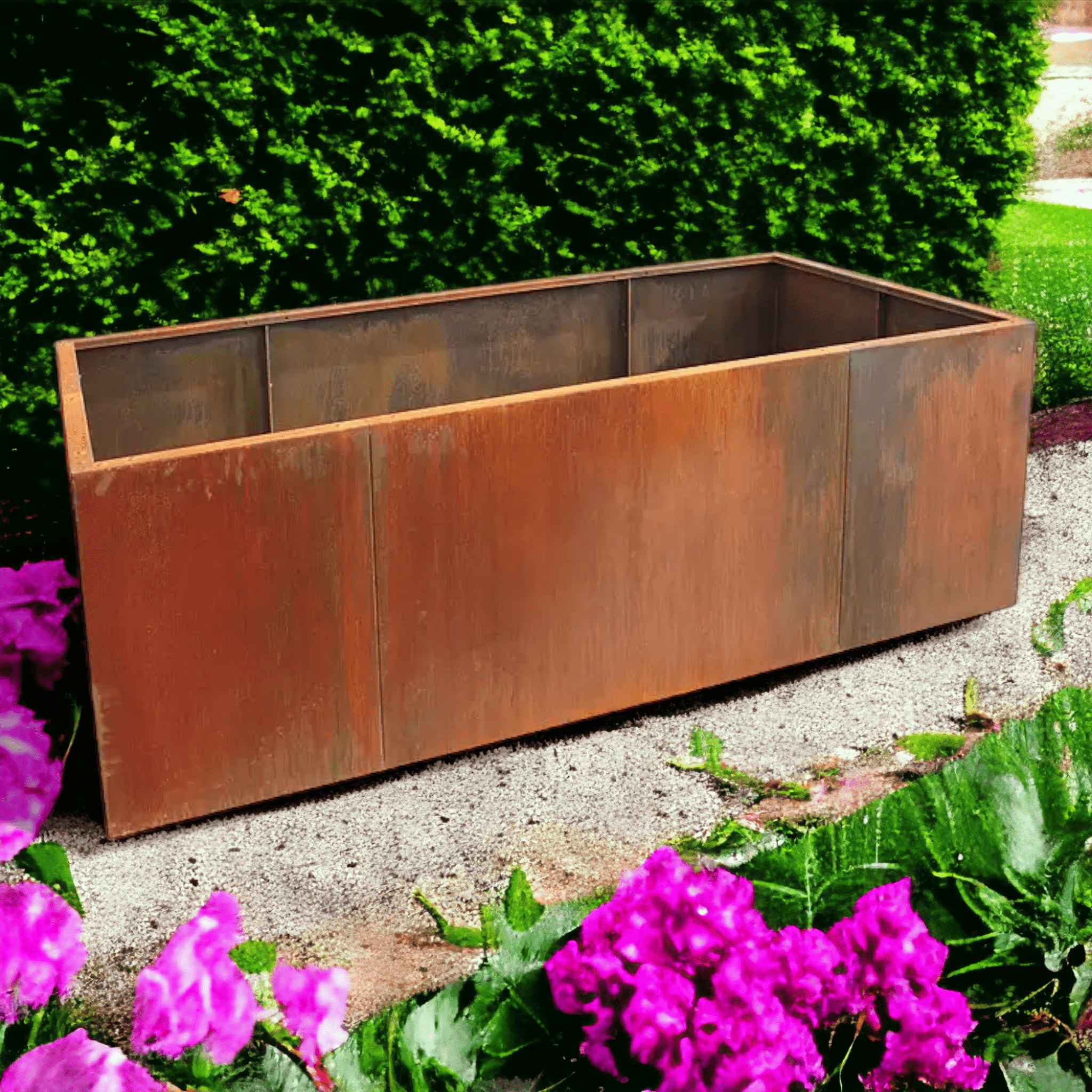 Hochbeet aus Edelrost – Flexibles und robustes Gartendesign