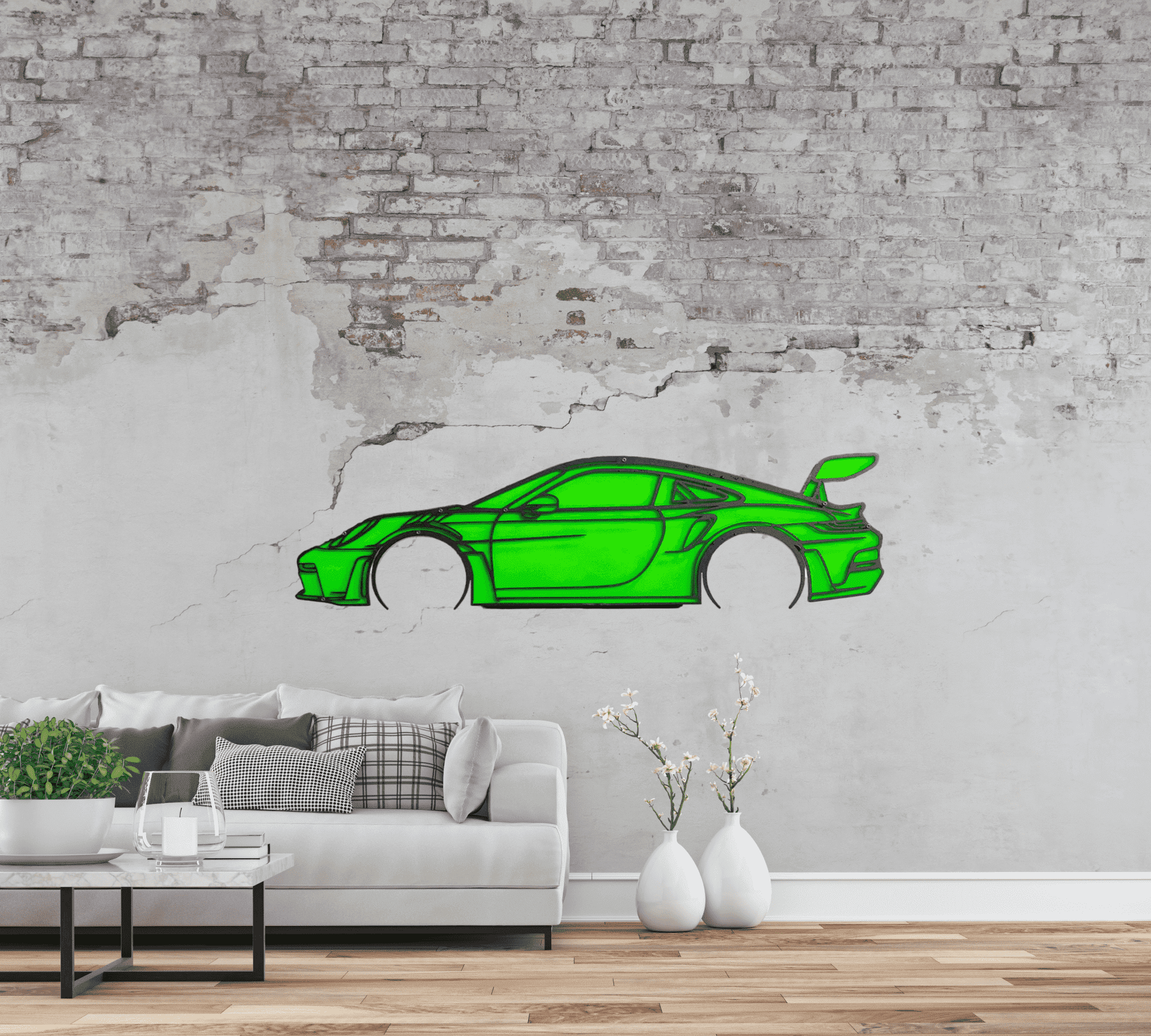 Dein Individuelles 3D Wandbild Silhouette