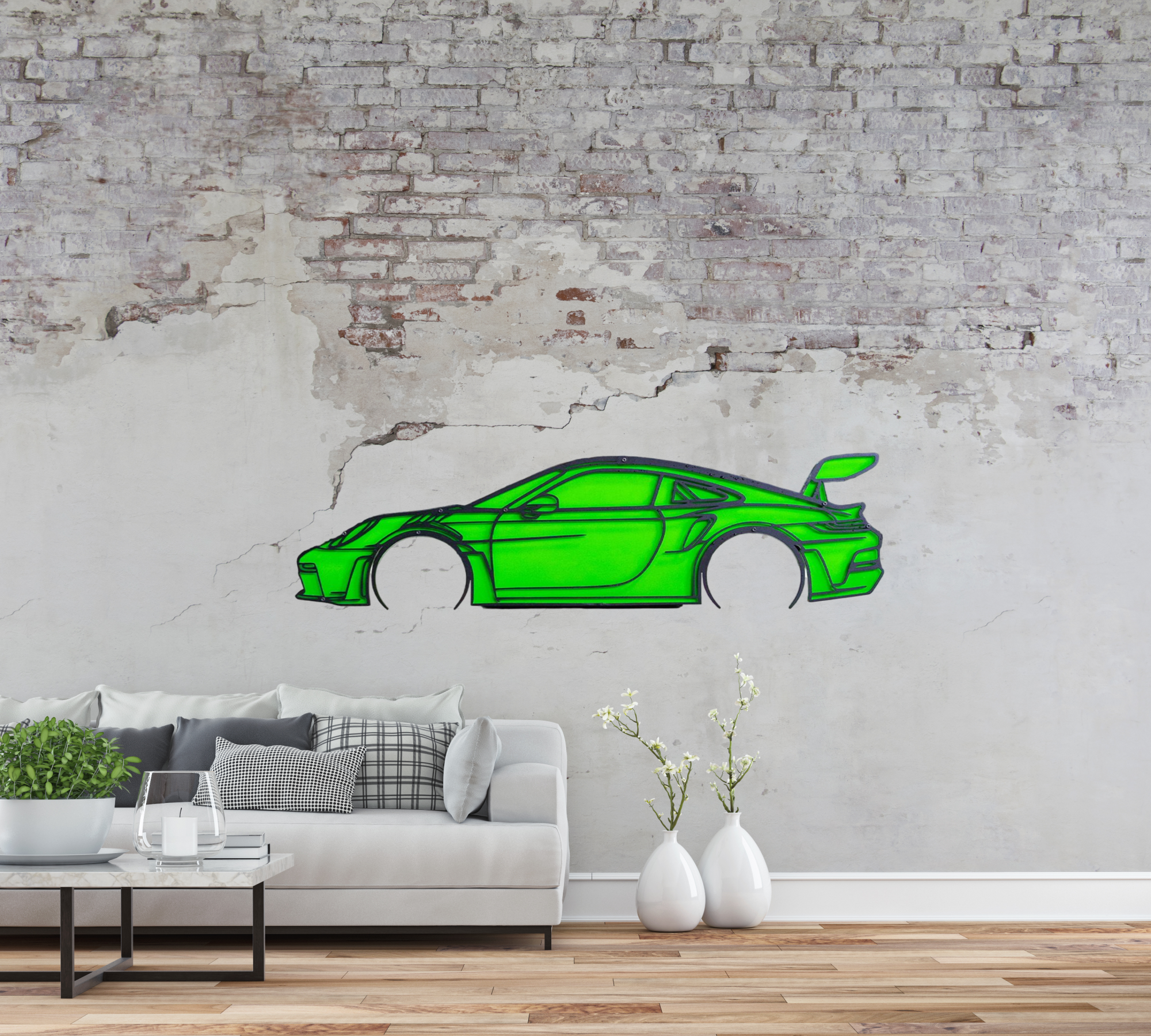 Dein Individuelles 3D Wandbild Silhouette