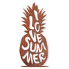 Ananas "I Love Summer"  Edelrost Aufsteller