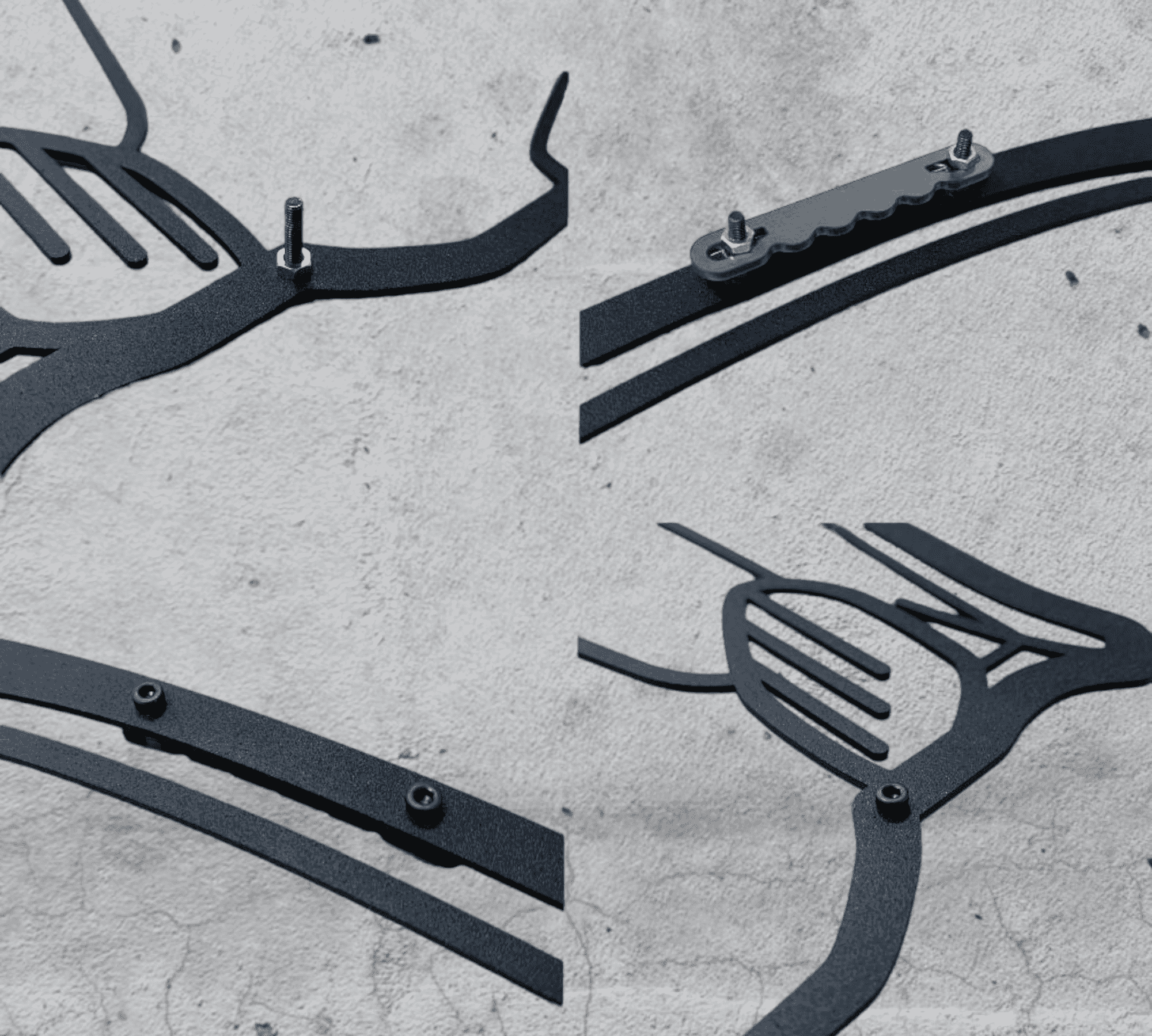 VW Golf 5 Classic - Premium Metall Wandbild