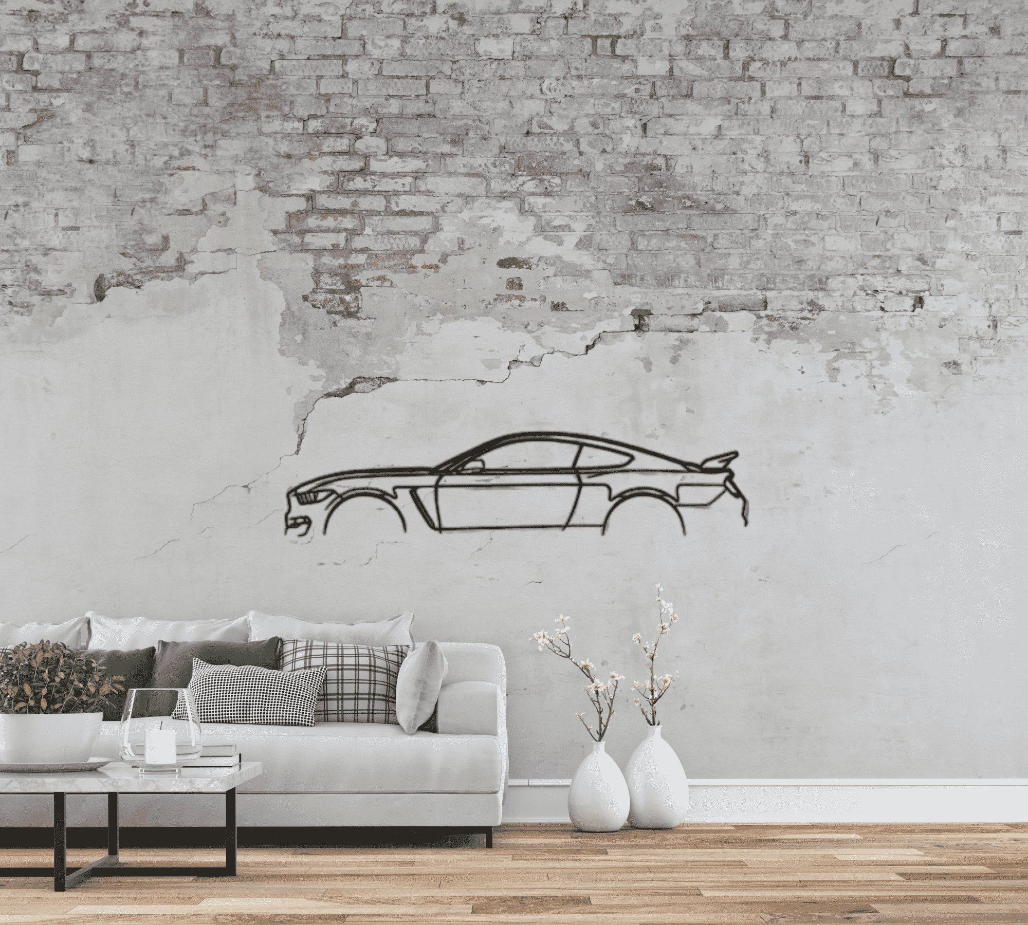 Mustang Shelby GT350 - Premium Metall Wandbild