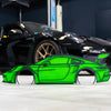Porsche GT3 RS 992 3D Wandbild Silhouette