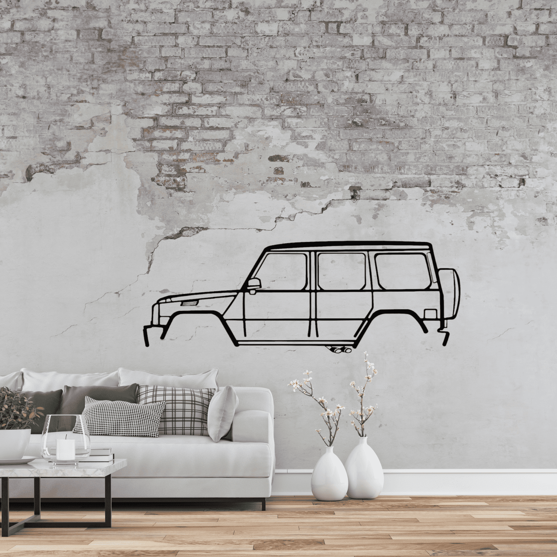 Mercedes G-Klasse - Premium Metall Wandbild